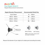 Munchkin Flow 16mm nipple shield starter kit (British brand)
