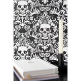 Argos NU Self-Adhesive Fieri Black Wallpaper - 52.07cm x 5.49m- Buy online at McGrocer