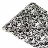 NU Fieri Black self-adhesive wallpaper roll, UK version