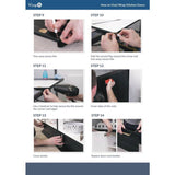 D-C-Fix self-adhesive glossy white vinyl film pack of 3, UK version