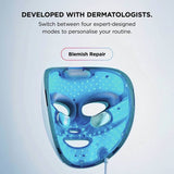 Shark CryoGlow under-eye cooling LED face mask in Rose Glow, imported from the UK
