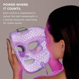 Shark CryoGlow under-eye cooling LED face mask in Rose Glow, imported from the UK
