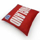 The FA England cushion red 35x35cm, imported from the UK