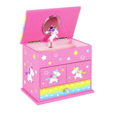 Mele Unicorn jewellery box with 3 drawers (British brand)