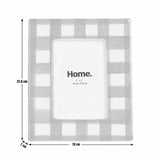 Argos Home green gingham picture frame 4x6 - British product