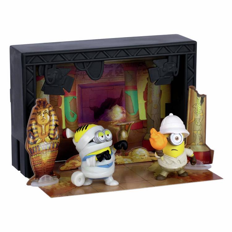 Minions & Monsters sound stage toy Mummy Temple H10.5cm, UK version