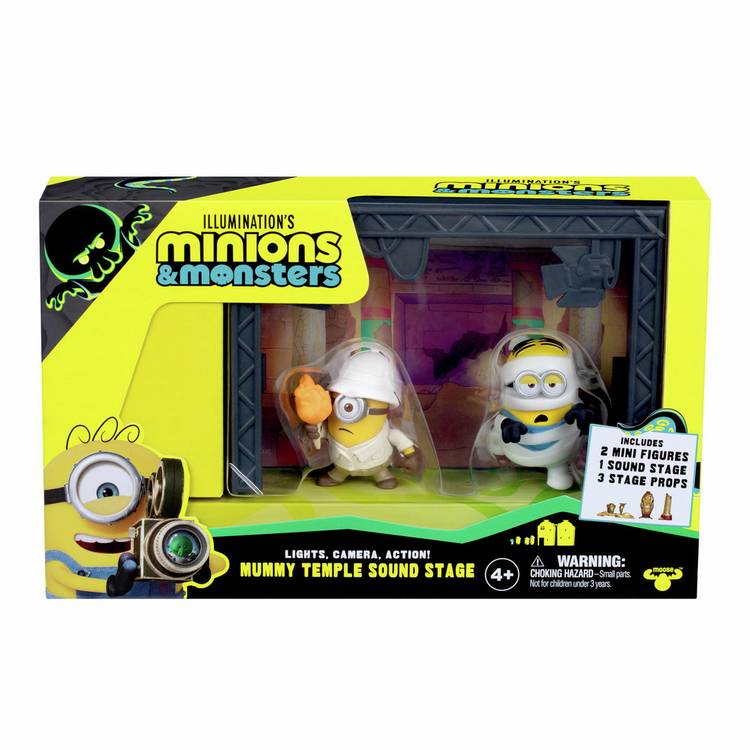 Minions & Monsters sound stage toy Mummy Temple H10.5cm, UK version