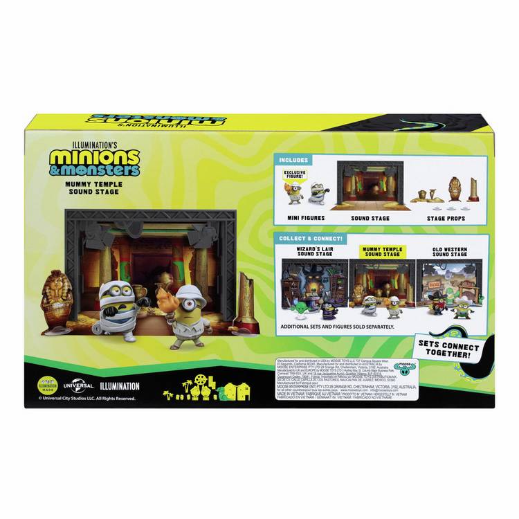 Minions & Monsters sound stage toy Mummy Temple H10.5cm, UK version