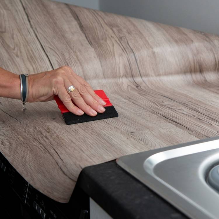 D-C-Fix Sanremo Oak Brown self-adhesive vinyl, imported from the UK