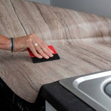 D-C-Fix Sanremo Oak Brown self-adhesive vinyl, imported from the UK
