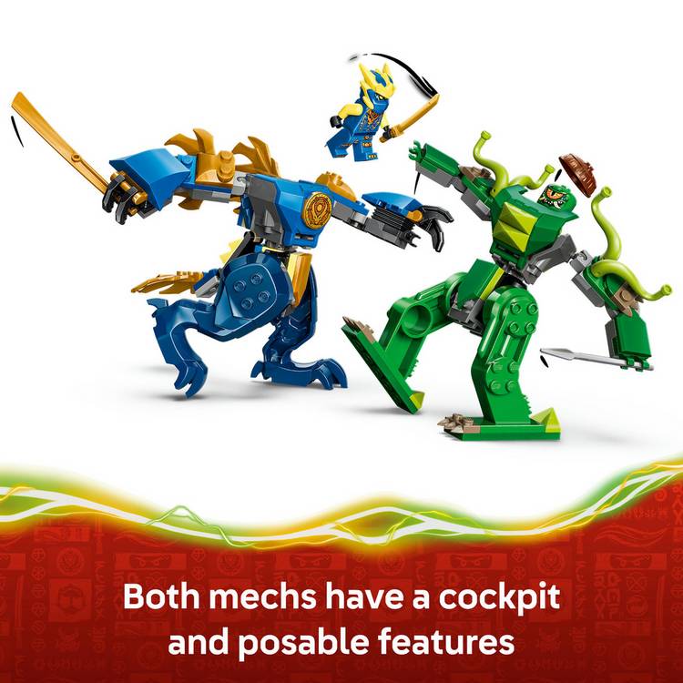LEGO NINJAGO Jay's Dragon Mech building set 71853, imported from the UK