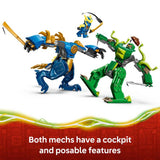 LEGO NINJAGO Jay's Dragon Mech building set 71853, imported from the UK