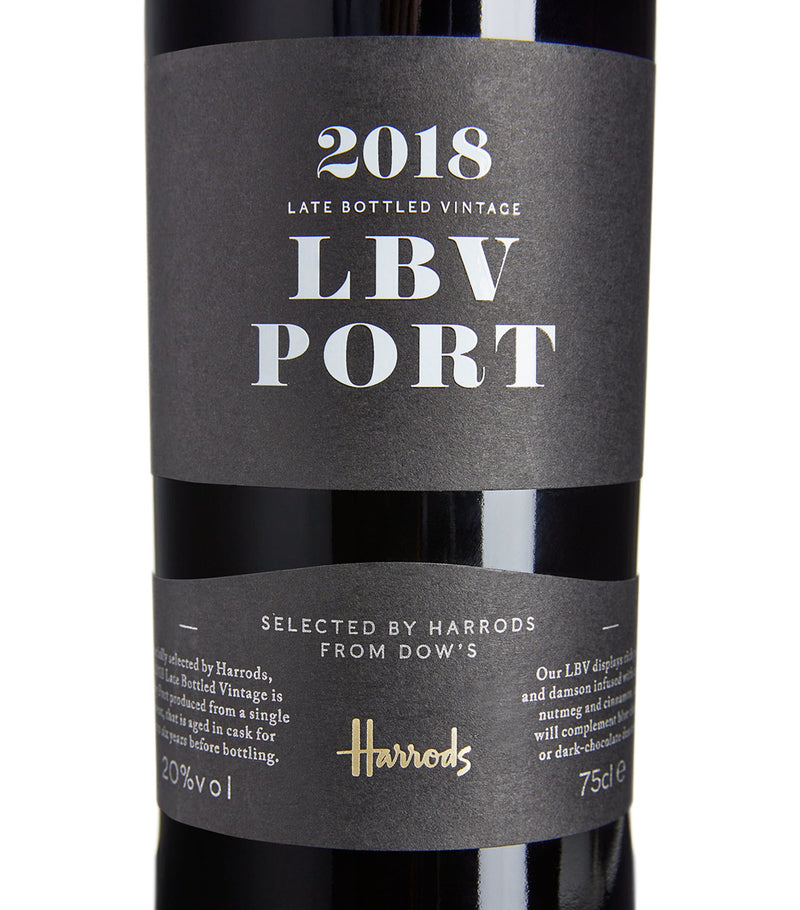 Harrods LBV Port 2018 75cl, UK version