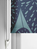 MissPrint Blue Leaf Tropics roller blinds - British product