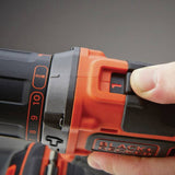 Black+Decker 18V cordless hammer drill with battery, UK version