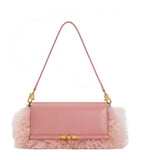 Dolce&Gabbana shoulder bag Marlene shearling trim (British brand)