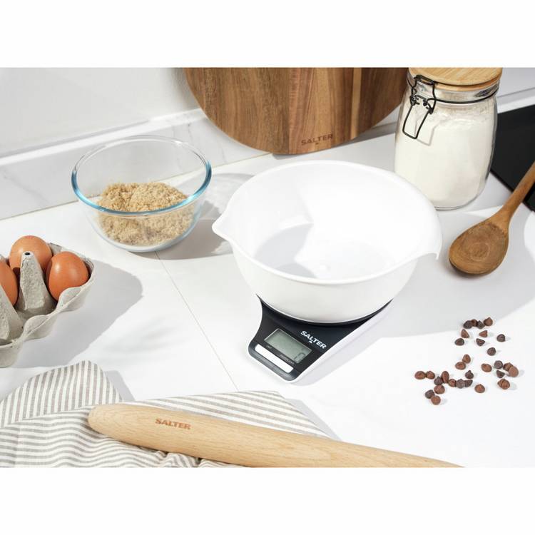 Salter measuring jug digital kitchen scale white - British product