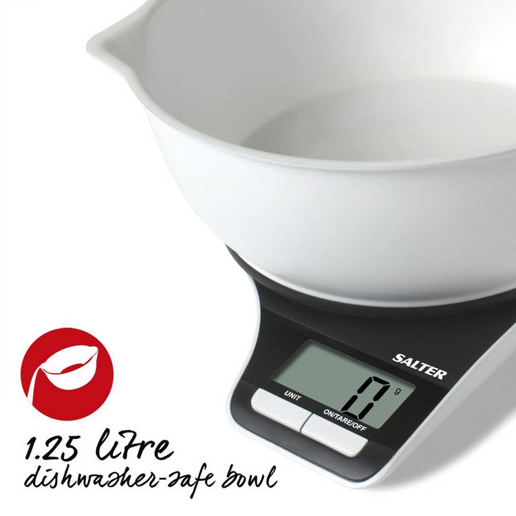 Salter measuring jug digital kitchen scale white - British product