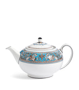 Harrods Wedgwood Florentine Turquoise Bone China Teapot 800ml- Buy online at McGrocer