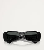 Versace acetate rectangular sunglasses with UV protection - British product