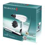 Remington Shine Therapy hair straightener and dryer gift set - British product
