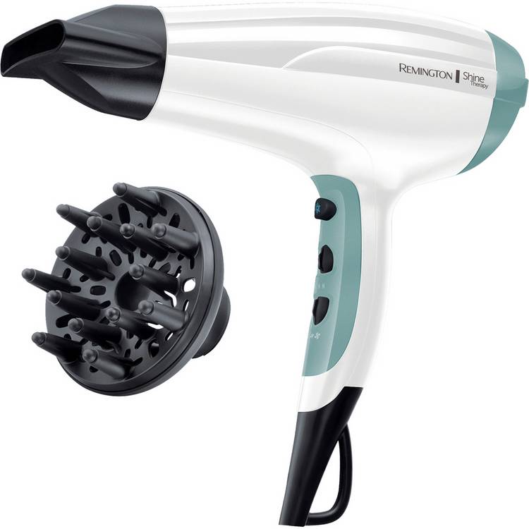 Remington Shine Therapy hair straightener and dryer gift set - British product
