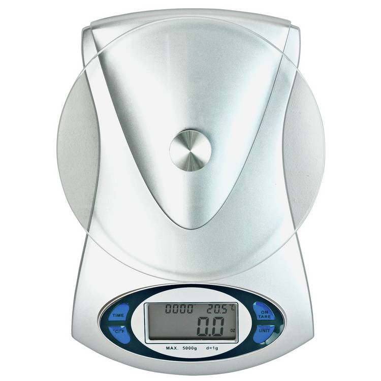 Salter electronic bowl scale silver 1.8L (British brand)