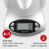 Salter electronic bowl scale silver 1.8L (British brand)