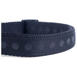 Petface black tonal dots dog collar small - British brand