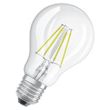 Osram 4W filament LED classic glass bulb twin pack, UK version