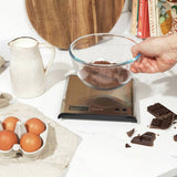 Salter stainless steel digital kitchen scales 3kg capacity, UK version