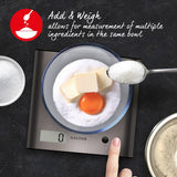 Salter stainless steel digital kitchen scales 3kg capacity, UK version