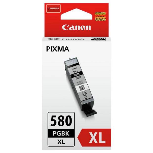 Canon ink cartridge PGI-580 XL high capacity, UK version