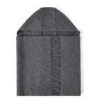 Brunello Cucinelli wool-cashmere hooded scarf (British brand)