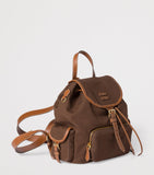 Miu Miu leather canvas backpack 29.5cm - British product