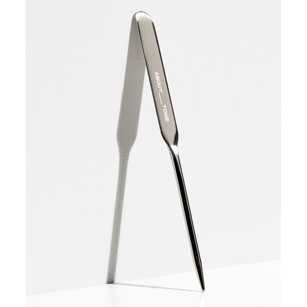 ABOUT_TONE stainless steel makeup spatula 1pc - British product