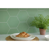 Wallpops hexagon green tiles wall sticker pack 9 (British brand)