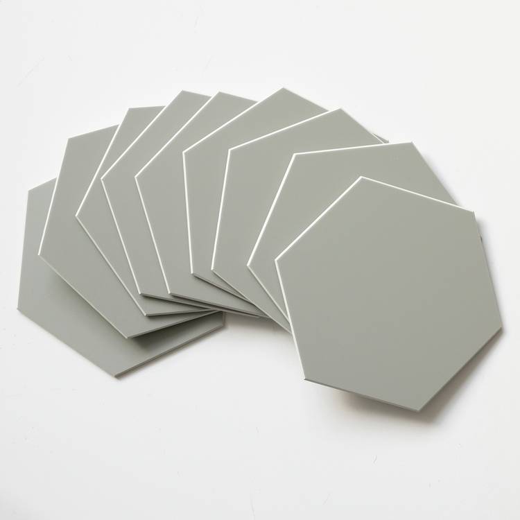 Wallpops hexagon grey tiles wall stickers pack of 9, imported from the UK