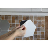 Wallpops hexagon grey tiles wall stickers pack of 9, imported from the UK