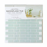 In Home 3D blue tiles wall sticker pack of 4 - British product