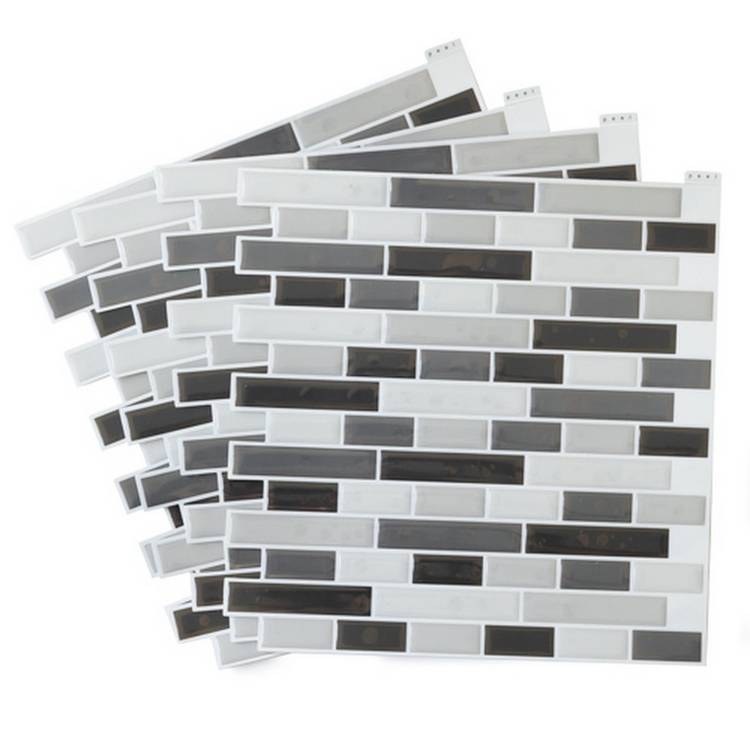 In Home smoked glass 3D wall stickers 4-pack, imported from the UK