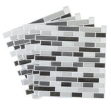 In Home smoked glass 3D wall stickers 4-pack, imported from the UK
