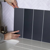 Wallpops subway black tiles wall stickers pack of 10 - British product