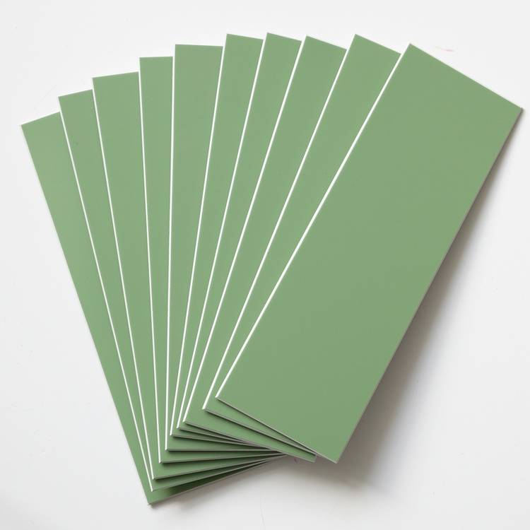 Wallpops Subway Green Tiles wall stickers pack of 10, UK version