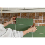 Wallpops Subway Green Tiles wall stickers pack of 10, UK version