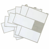 In Home 3D white tile wall stickers pack, imported from the UK
