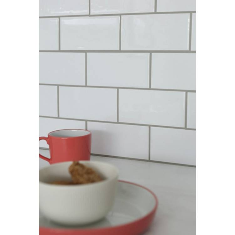 In Home 3D white tile wall stickers pack, imported from the UK