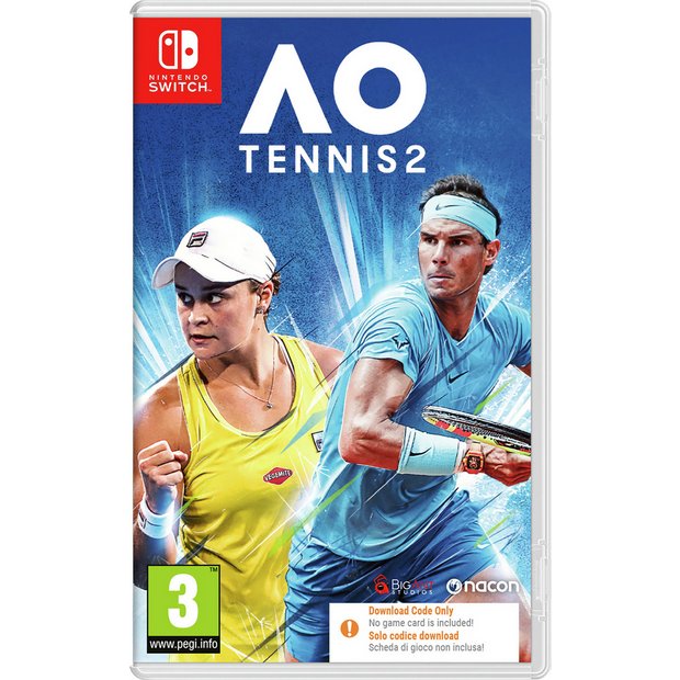 AO Tennis 2 Nintendo Switch game - British product