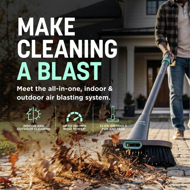 Shark BlastBoss cordless air blasting system (British brand)