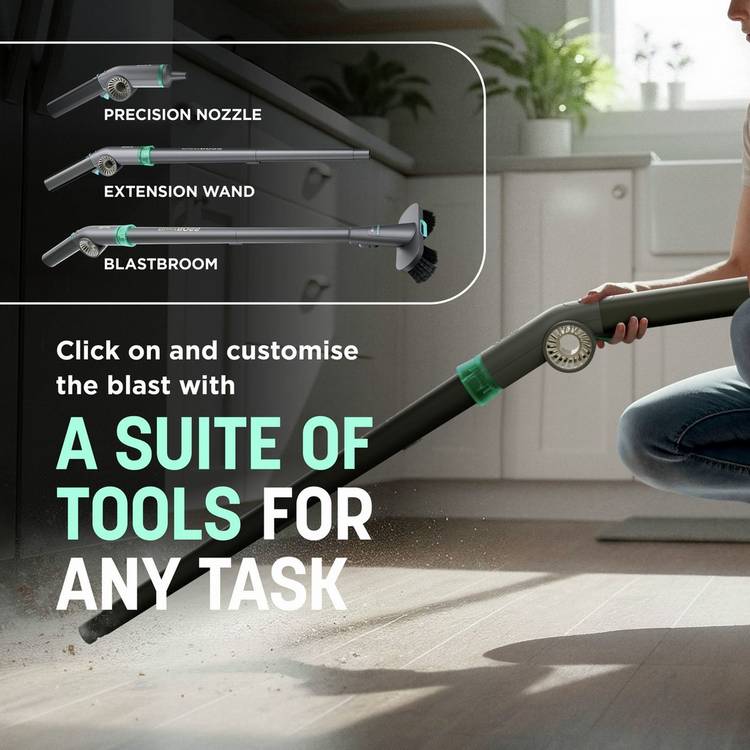 Shark BlastBoss cordless air blasting system (British brand)